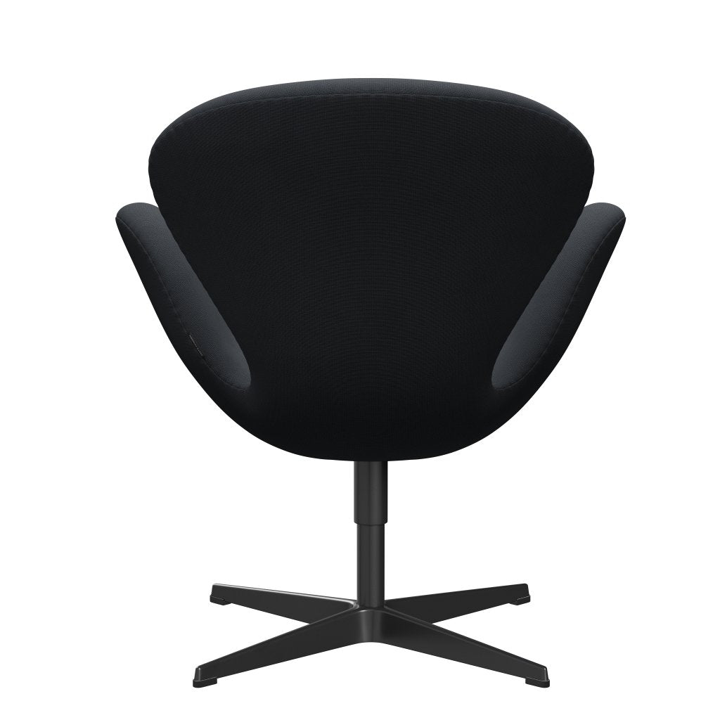 Fritz Hansen Swan Chair, Black Lacquered/Fame Grey (60003)