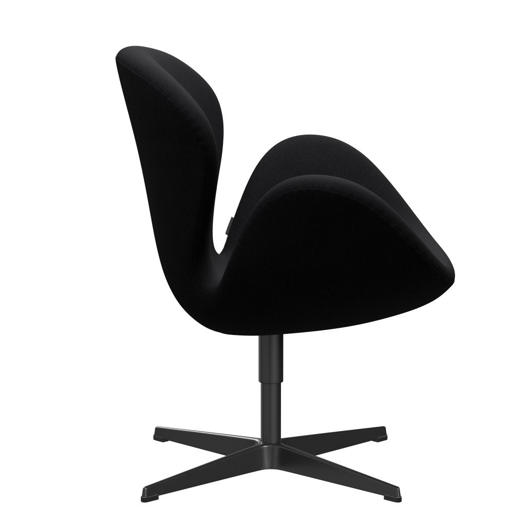 Fritz Hansen Swan -stol, svart lackerad/berömmelse grå (60051)