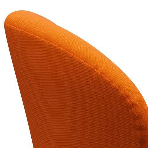 Fritz Hansen Swan -stol, svart lackerad/berömmelse orange (63077)