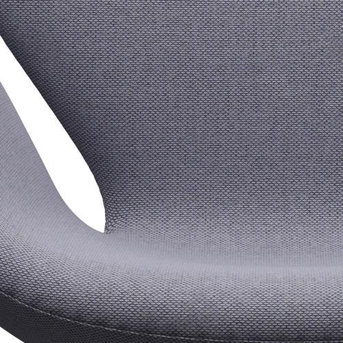 Fritz Hansen Swan-stol, svart lackerad/omskull lavendel/naturlig