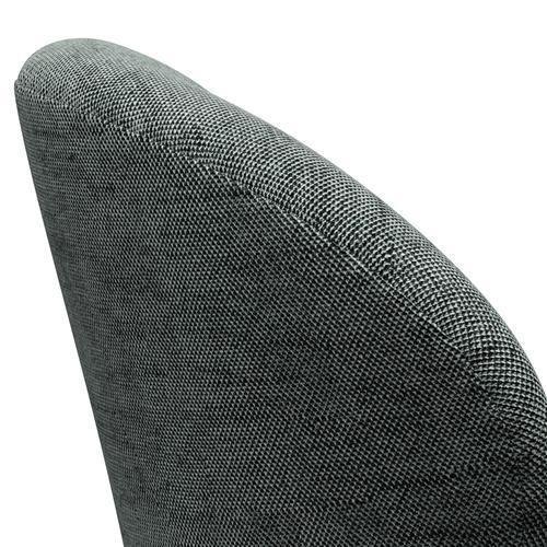 Fritz Hansen Svanstol, svart lackerad/sunniva svartvitt