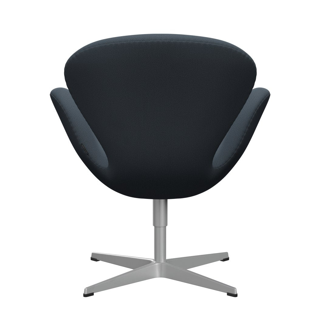 Fritz Hansen Swan Chair, Silver Grey/Capture Petroleum Blue