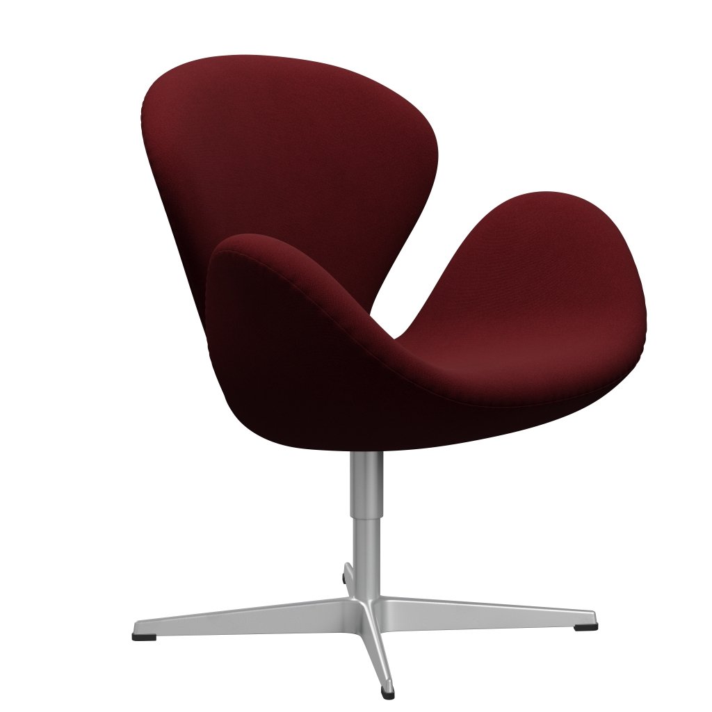 Fritz Hansen Swan Chair, Silver Grey/Christianshavn Red Uni