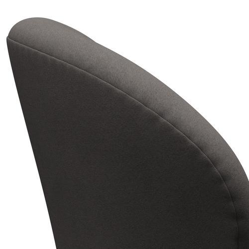 Fritz Hansen Swan Chair, Silver Grey/Comfort Dark Grey (60008)