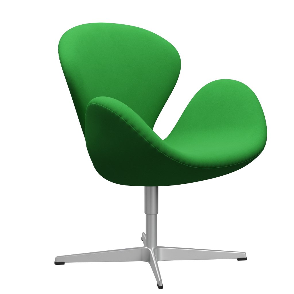 Fritz Hansen Swan Chair, Silver Grey/Comfort Green (68003)