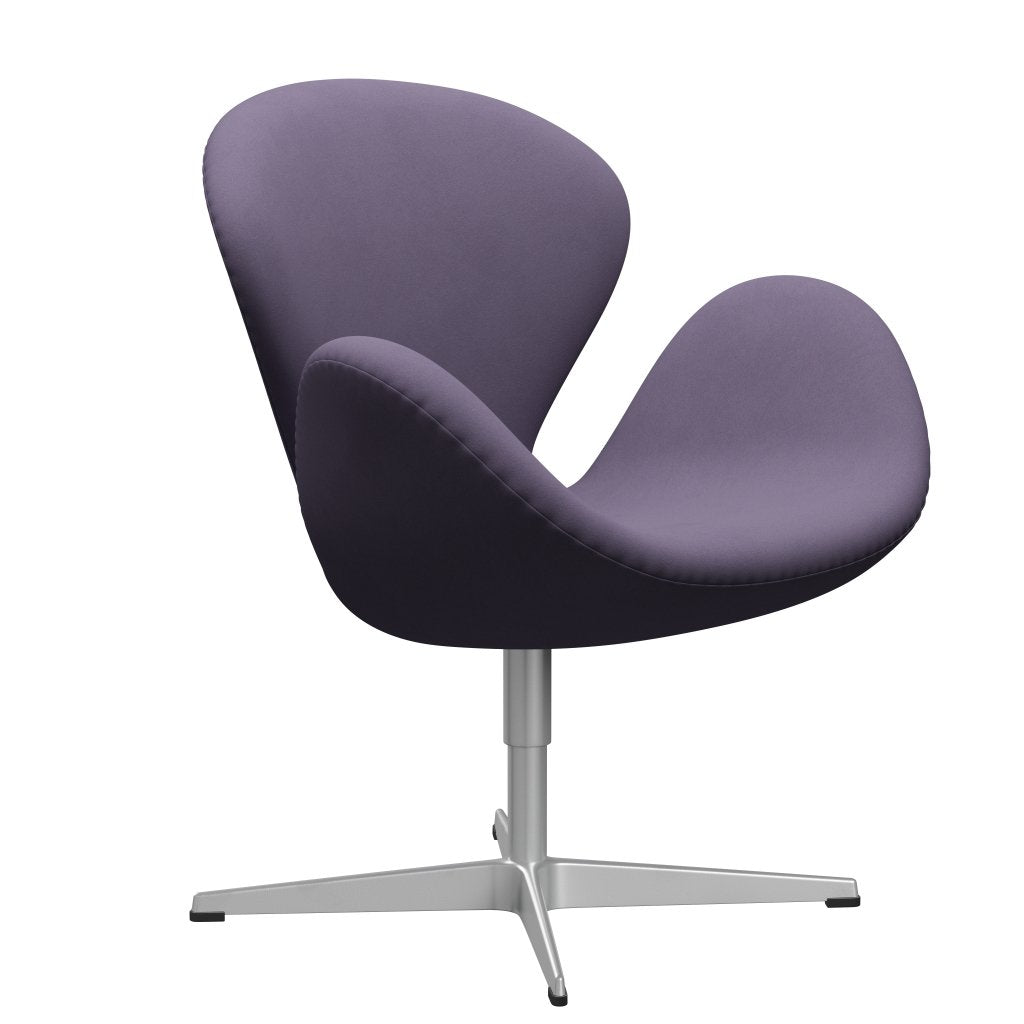 Fritz Hansen Swan Chair, Silver Grey/Comfort Purple