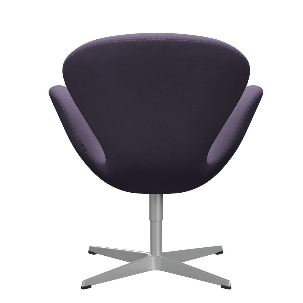 Fritz Hansen Swan Chair, Silver Grey/Comfort Purple