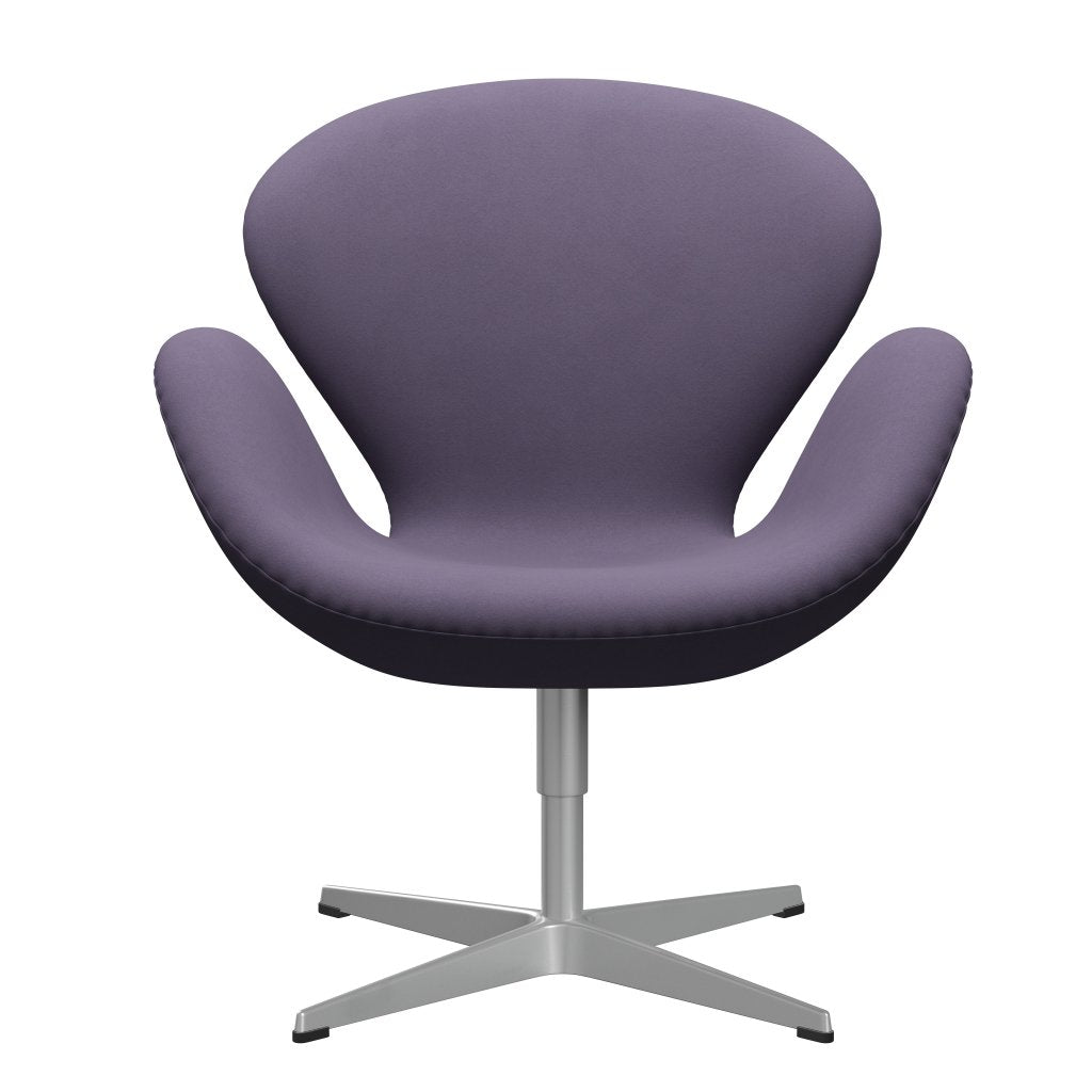 Fritz Hansen Swan Chair, Silver Grey/Comfort Purple
