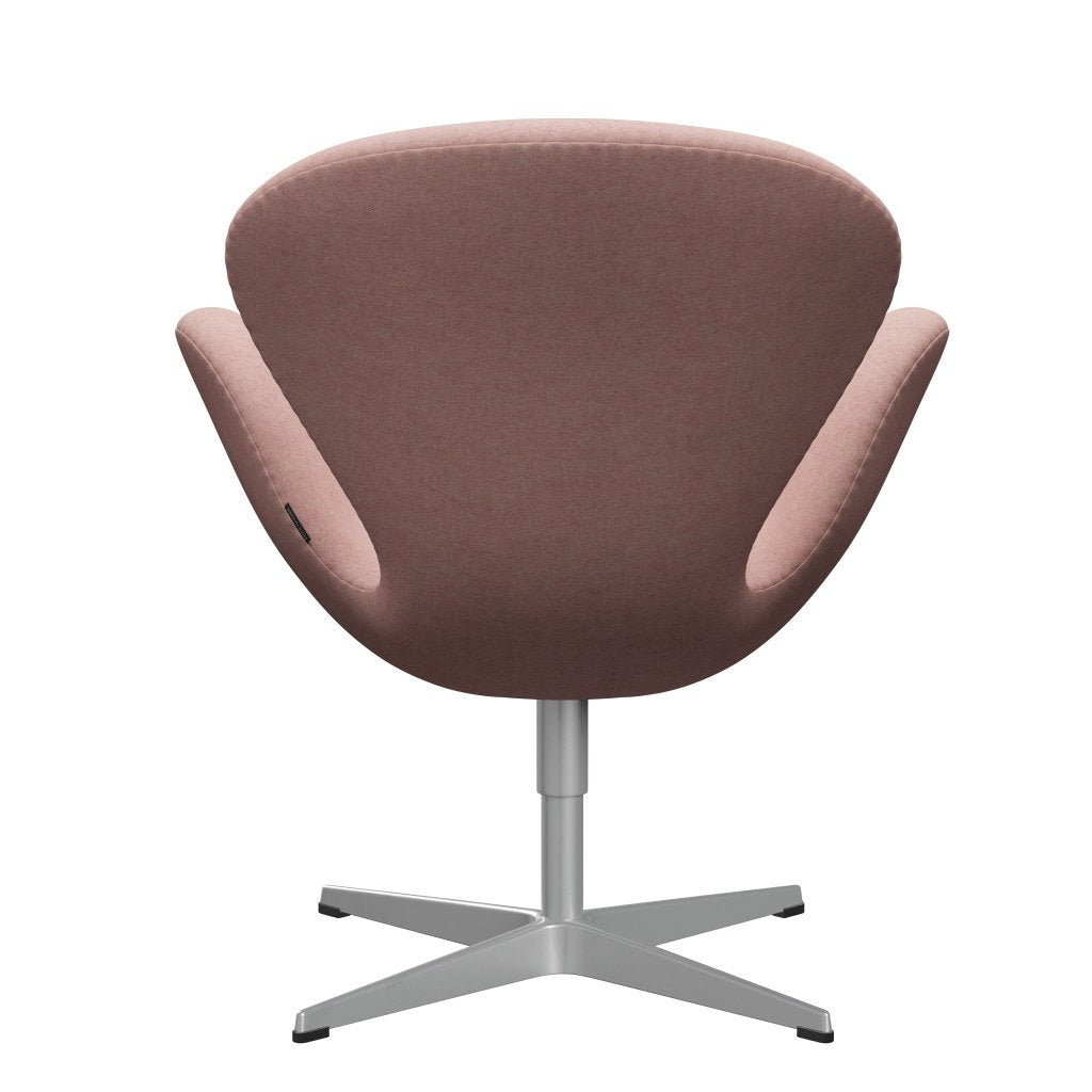 Fritz Hansen Swan Chair, Silver Grey/Divina MD Pale Pink