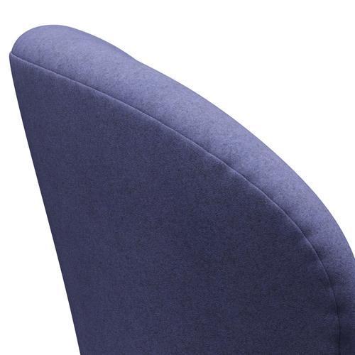 Fritz Hansen Swan Chair, Silver Grey/Divina Melange Light Purple