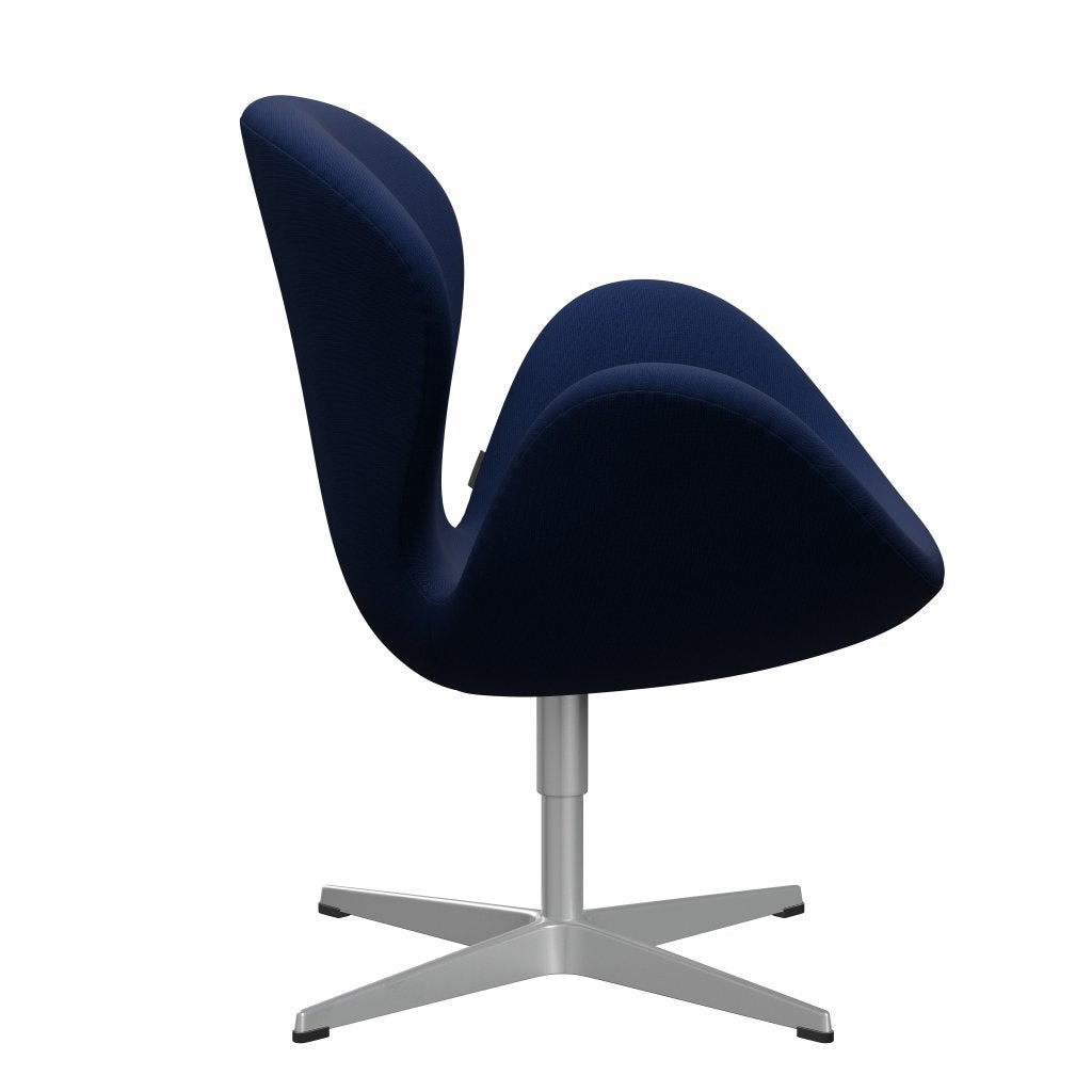 Fritz Hansen Swan Chair, Silver Grey/Fame Dark Blue (66071)