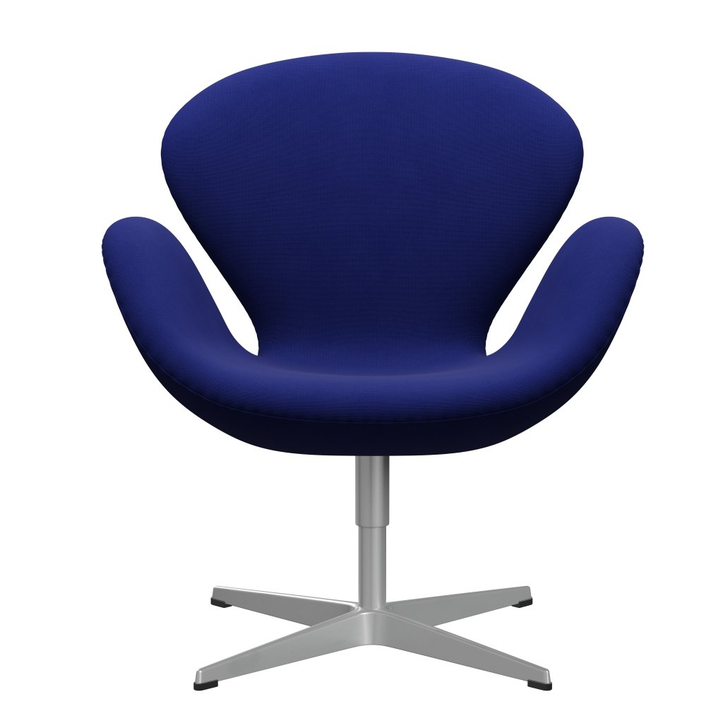 Fritz Hansen Swan Chair, Silver Grey/Fame Marine Blue (66032)