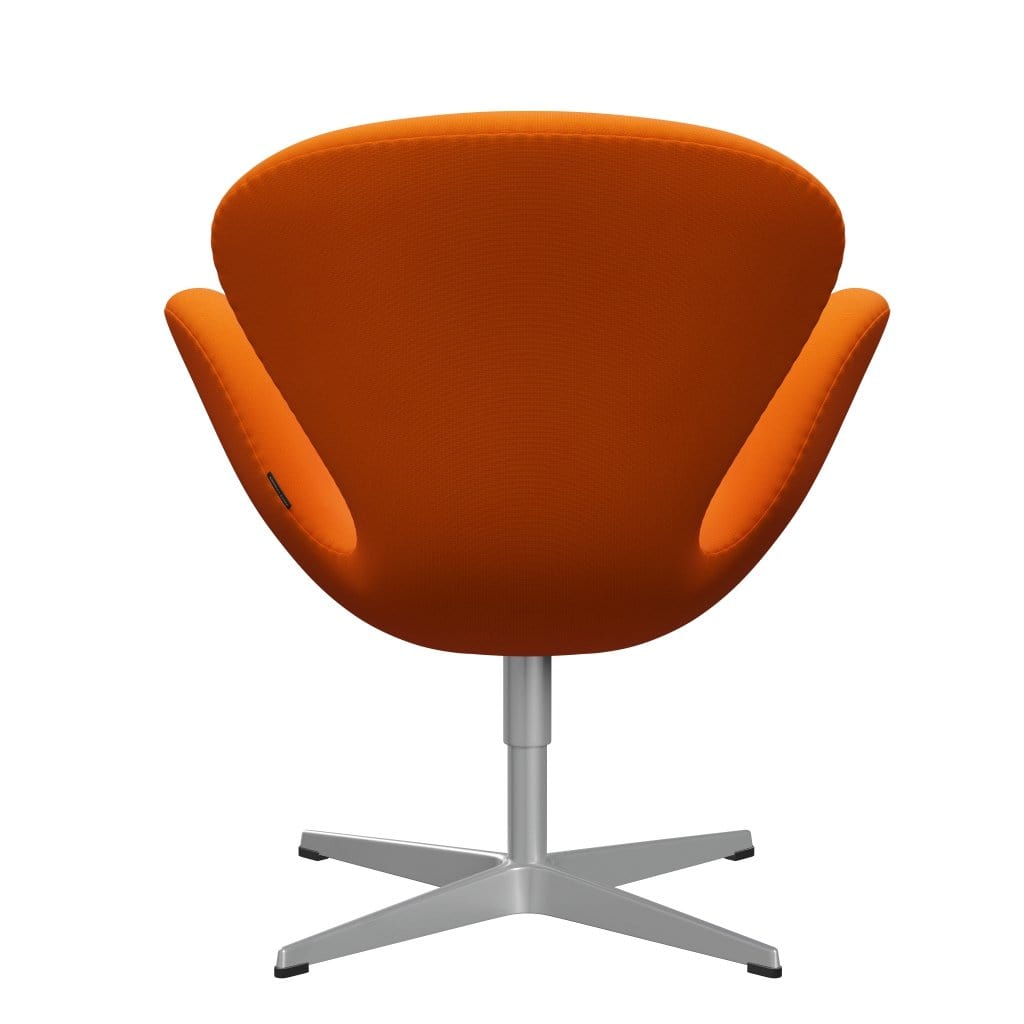 Fritz Hansen Swan Chair, Silver Grey/Fame Orange (63077)