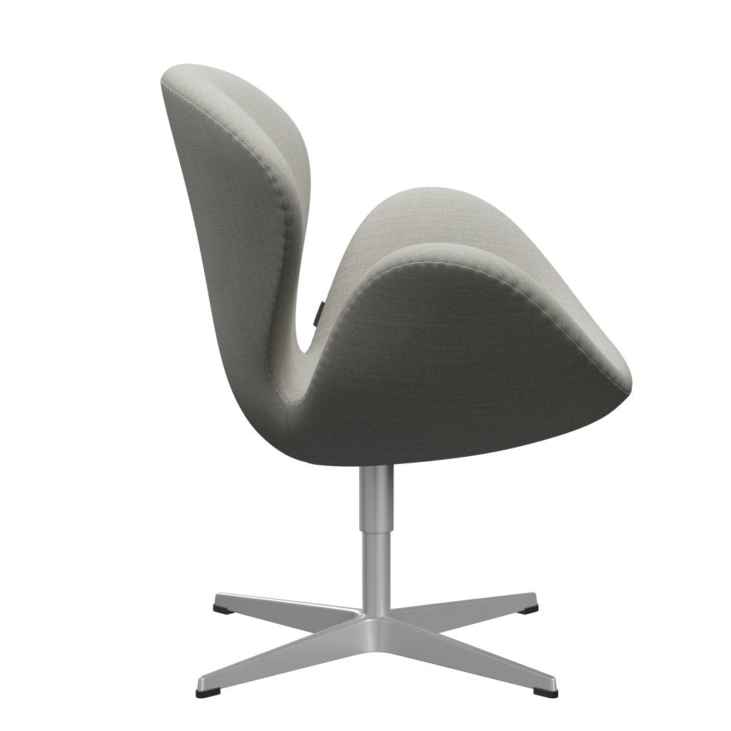 Fritz Hansen Svanstol, silvergrå/fiord beige/sten