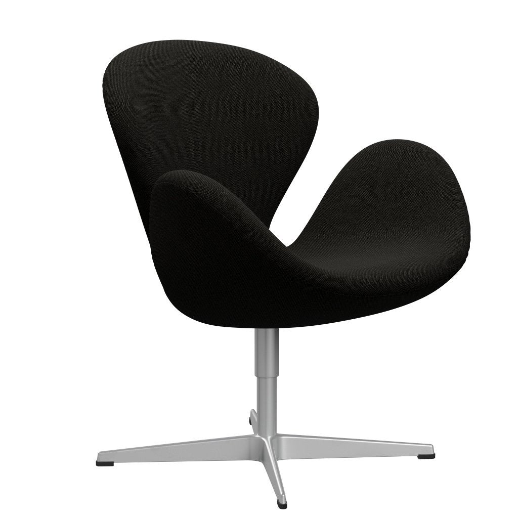 Fritz Hansen Swan Chair, Silver Grey/Hallingdal Black/Grey (173)