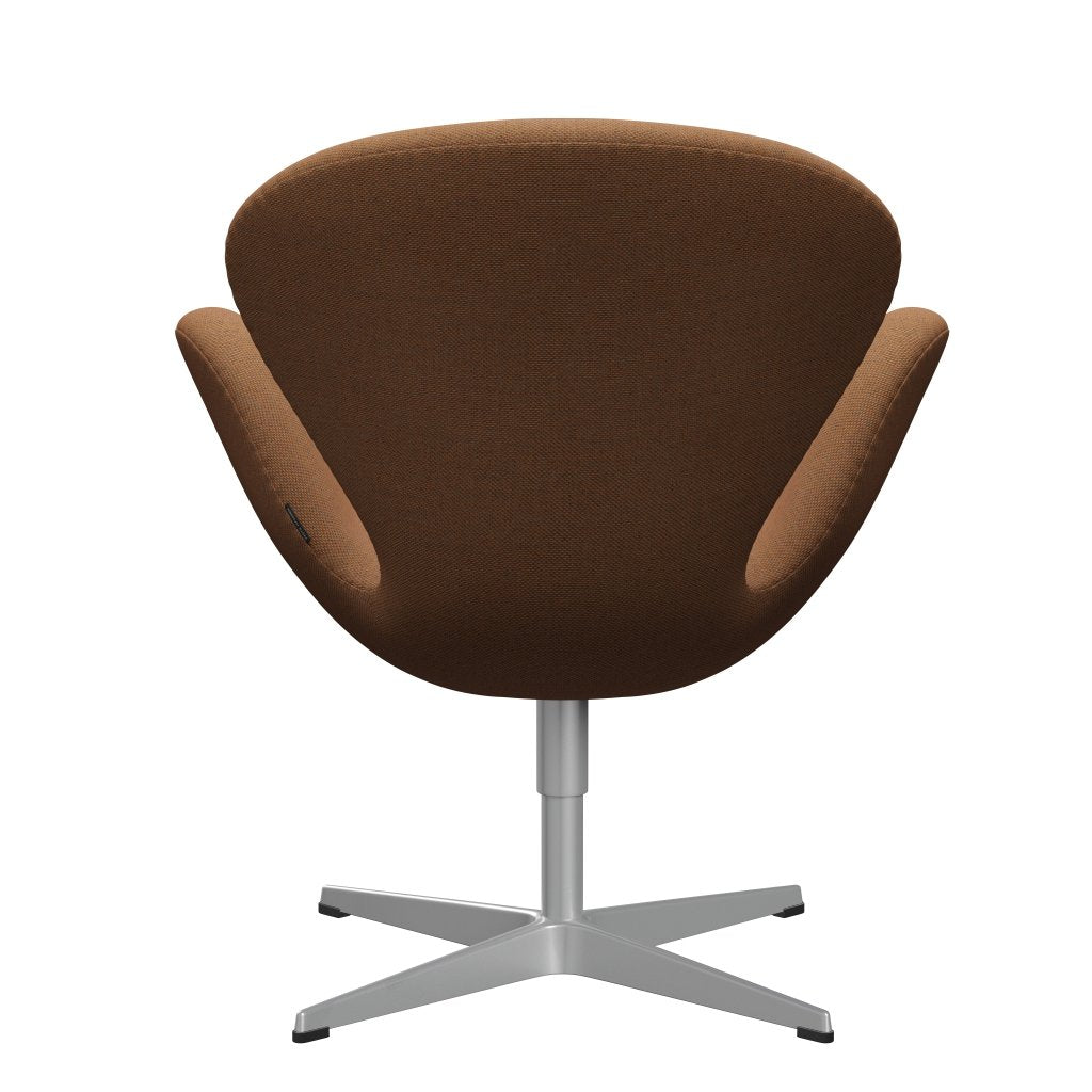 Fritz Hansen Swan-stol, silvergrå/omväg orange/naturlig