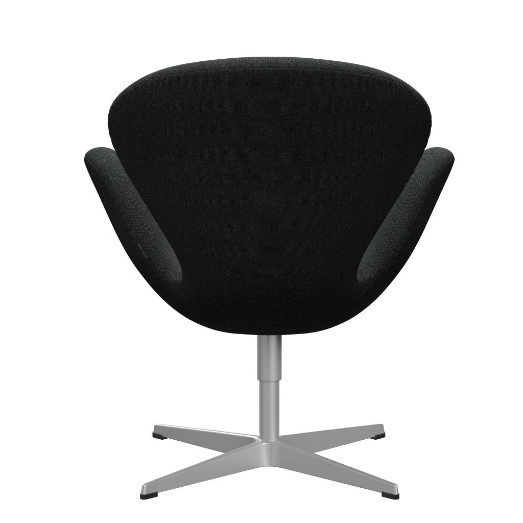 Fritz Hansen Swan-stol, silvergrå/omvägg svart/neutral