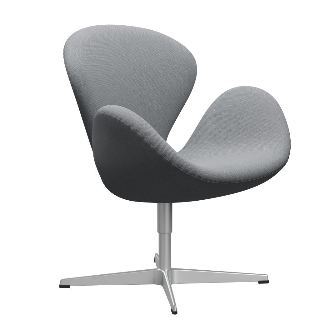 Fritz Hansen Swan -stol, silvergrå/stålcut ljusgrå