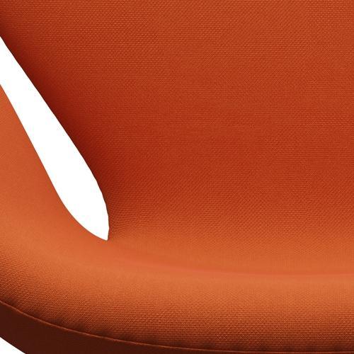 Fritz Hansen Swan -stol, silvergrå/stålcut mörk orange