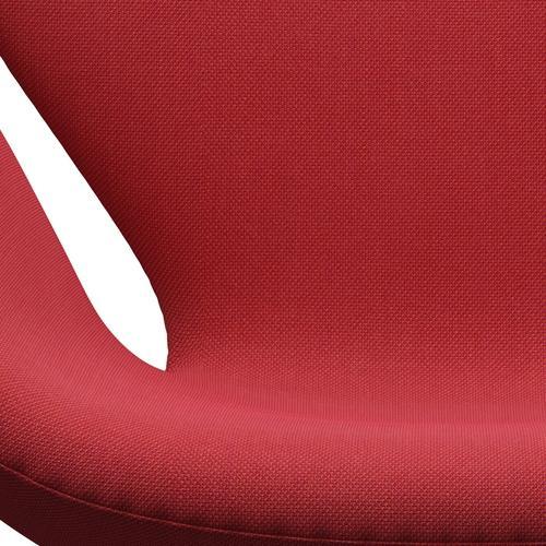 Fritz Hansen Swan Chair, Silver Grey/Steelcut Trio Red