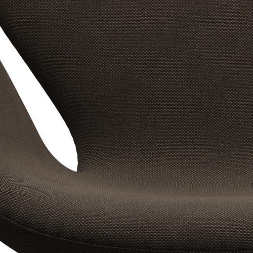 Fritz Hansen Swan stol, silvergrå/sunniva choklad/svart
