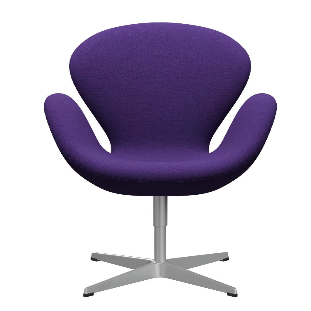 Fritz Hansen Swan -stol, Silver Grey/Tonus Purple