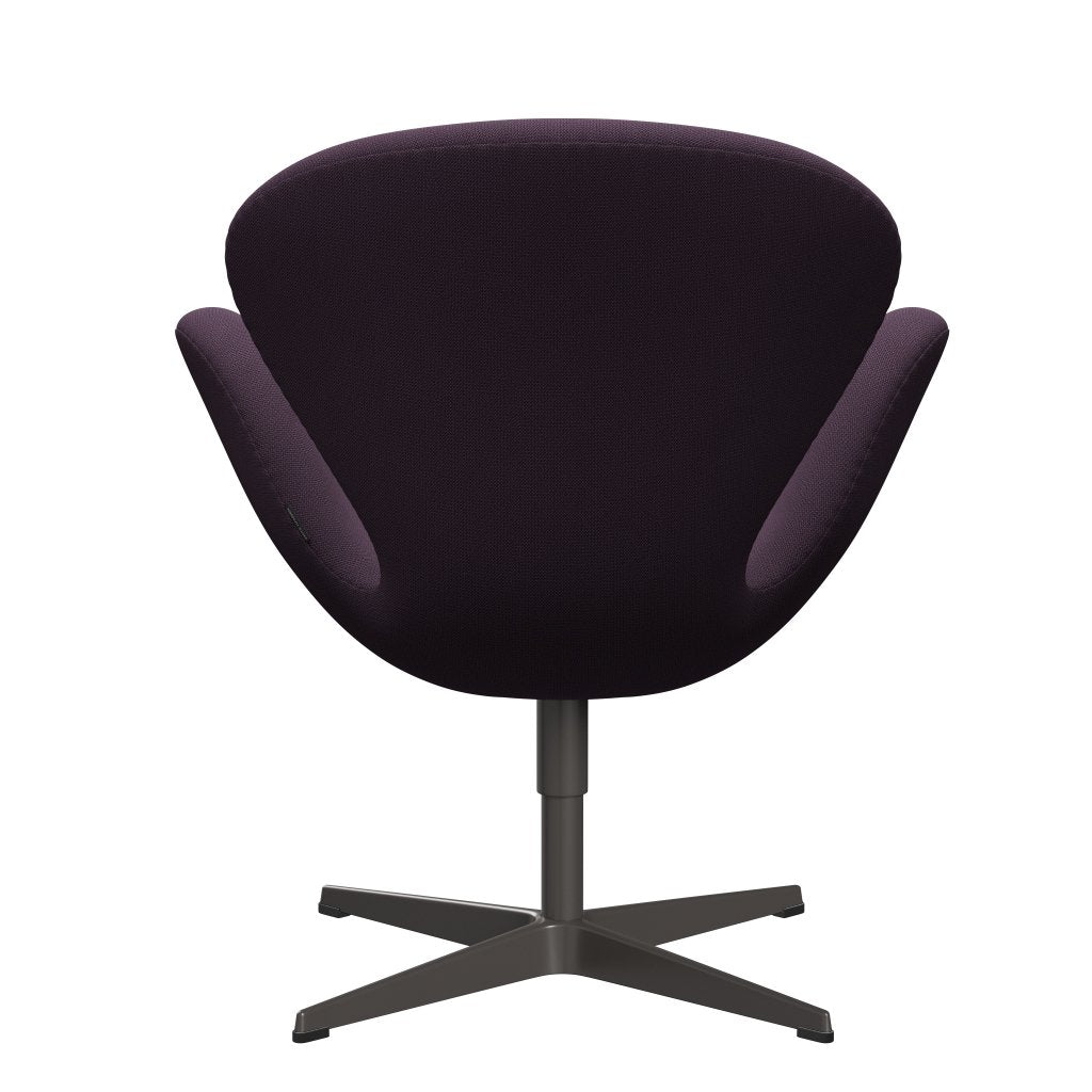 Fritz Hansen Swan Chair, Warm Graphite/Capture Dark Purple