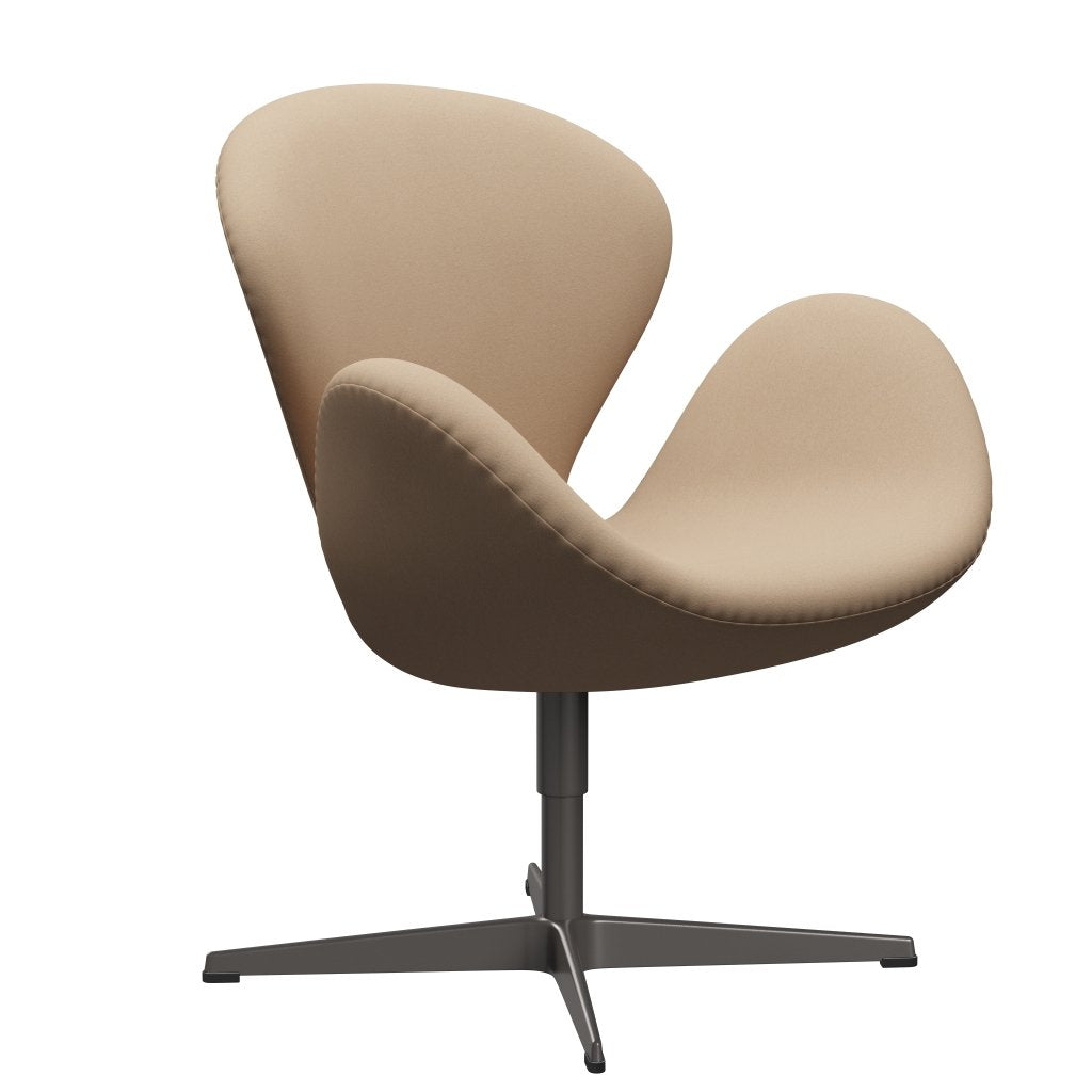 Fritz Hansen Swan -stol, varm grafit/komfort beige (61003)