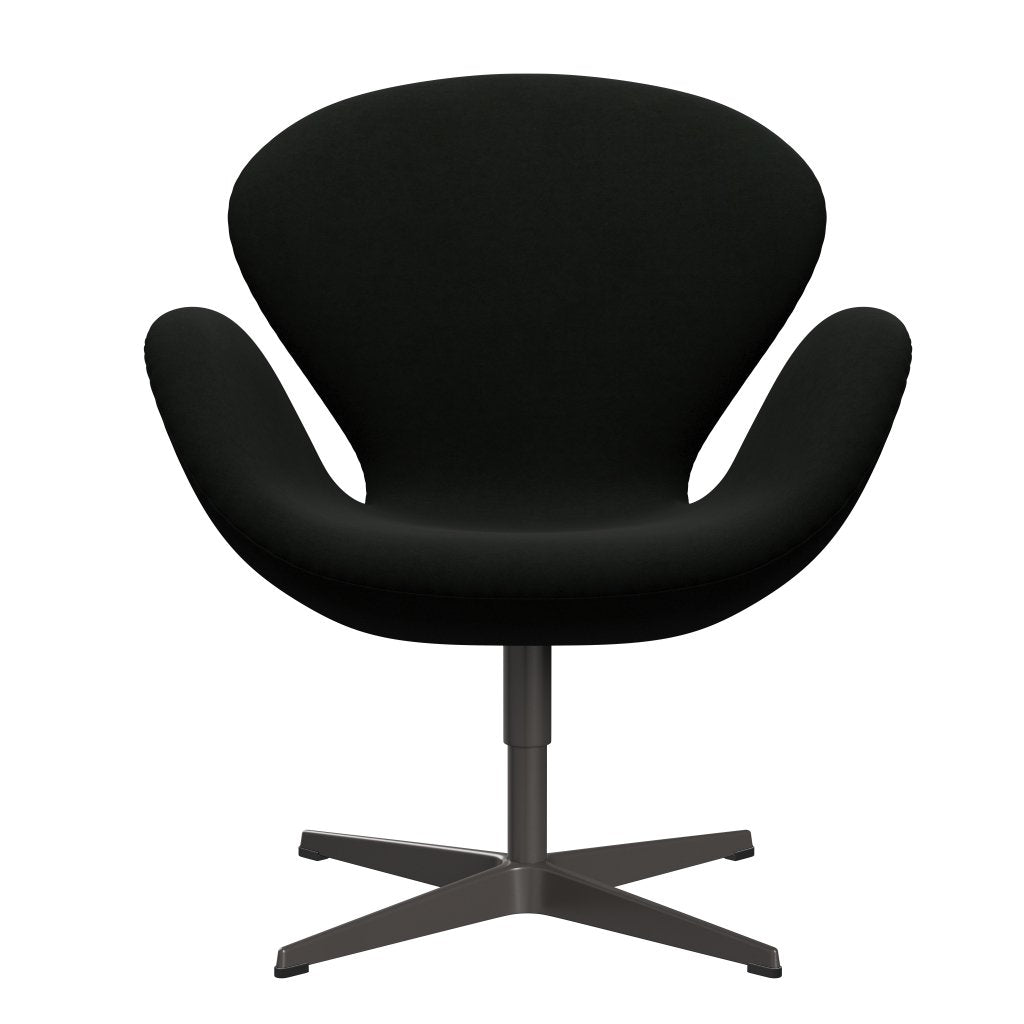Fritz Hansen Swan -stol, varm grafit/komfort svart (60009)
