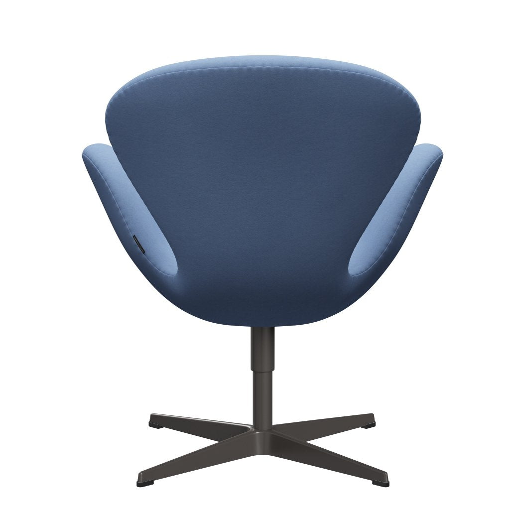 Fritz Hansen Swan -stol, varm grafit/komfort vit/blå