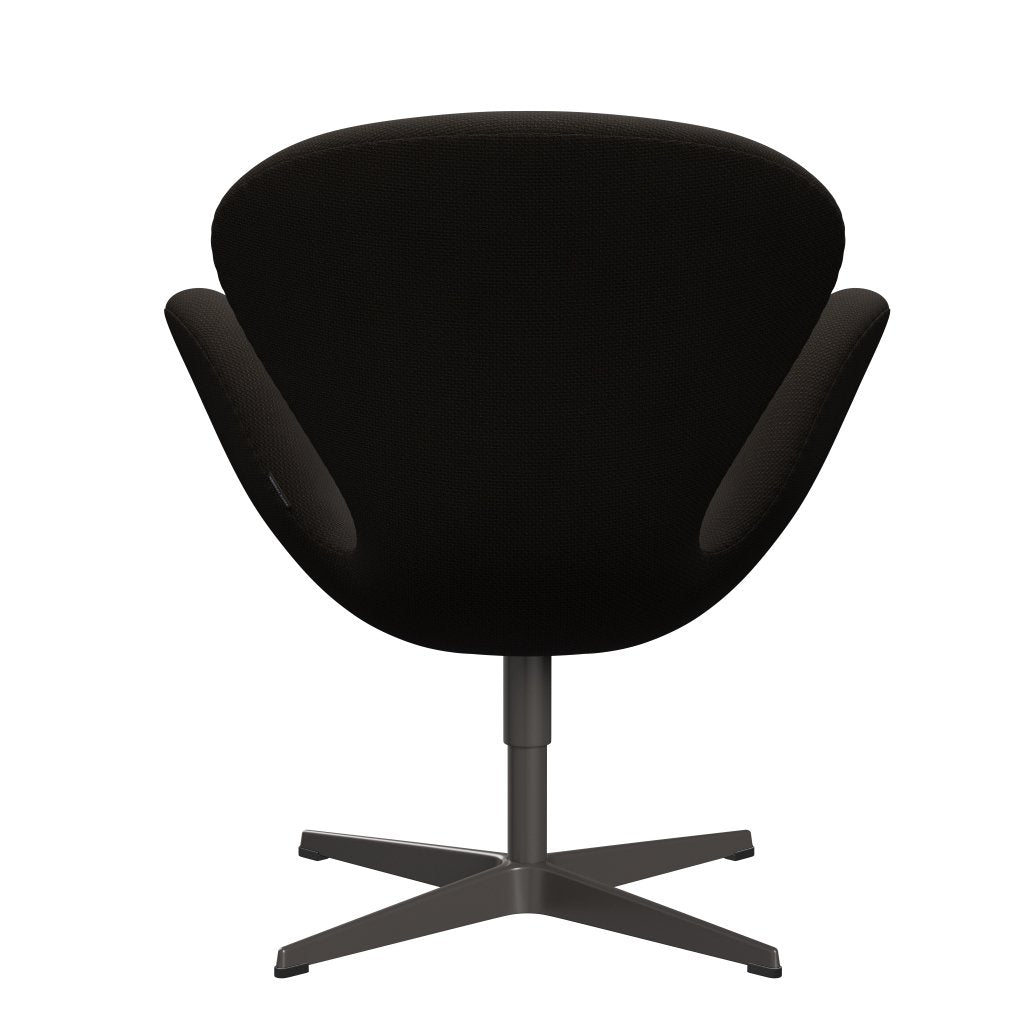 Fritz Hansen Svanenstol, Warm Graphite/Diablo Dark Chokolate