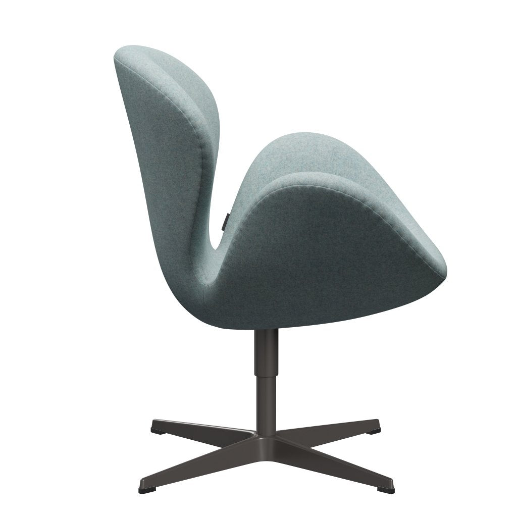 Fritz Hansen Svanenstol, Warm Graphite/Divina Md Mint