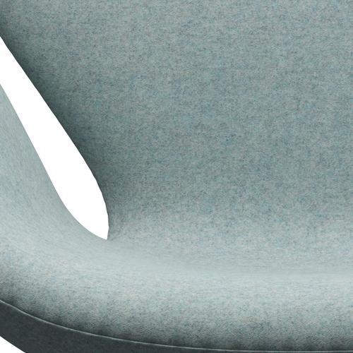 Fritz Hansen Swan Chair, Warm Graphite/Divina MD Mint