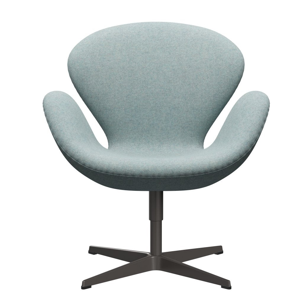 Fritz Hansen Swan Chair, Warm Graphite/Divina MD Mint