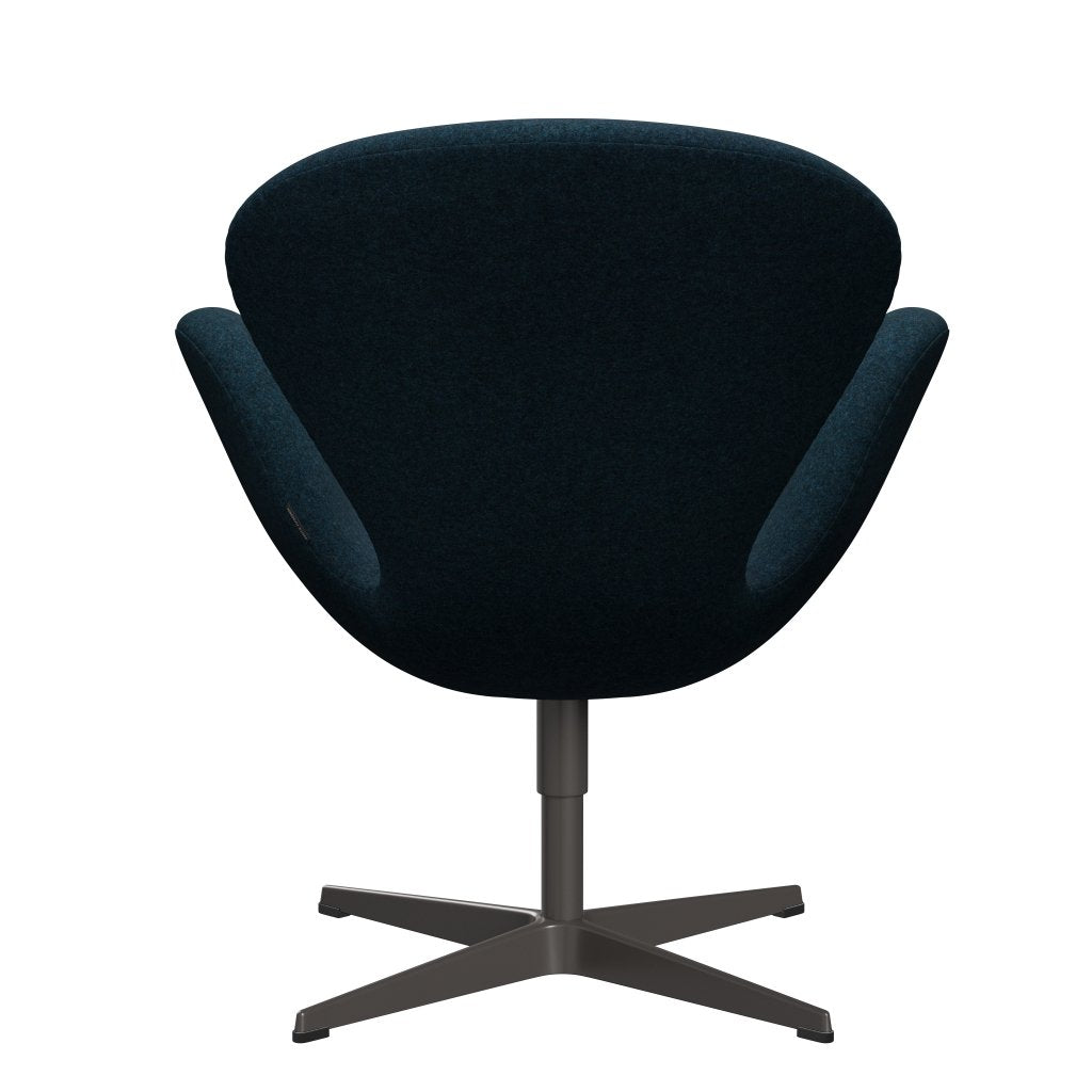 Fritz Hansen Swan Chair, Warm Graphite/Divina MD DarkPetrol