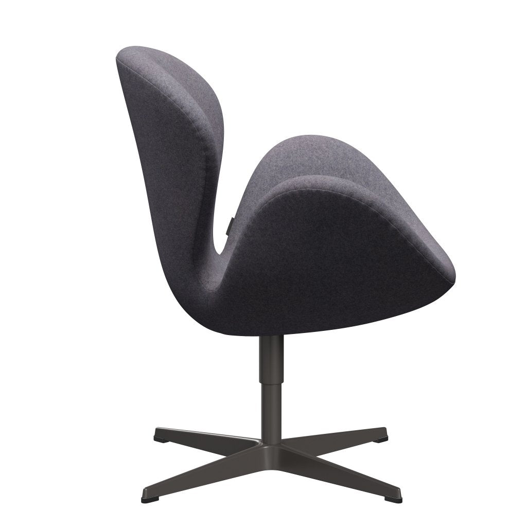 Fritz Hansen Swan Chair, Warm Graphite/Divina MD Pale Blue Grey