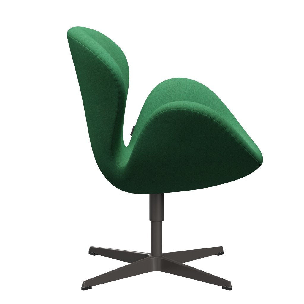 Fritz Hansen Swan Chair, Warm Graphite/Divina Melange Green
