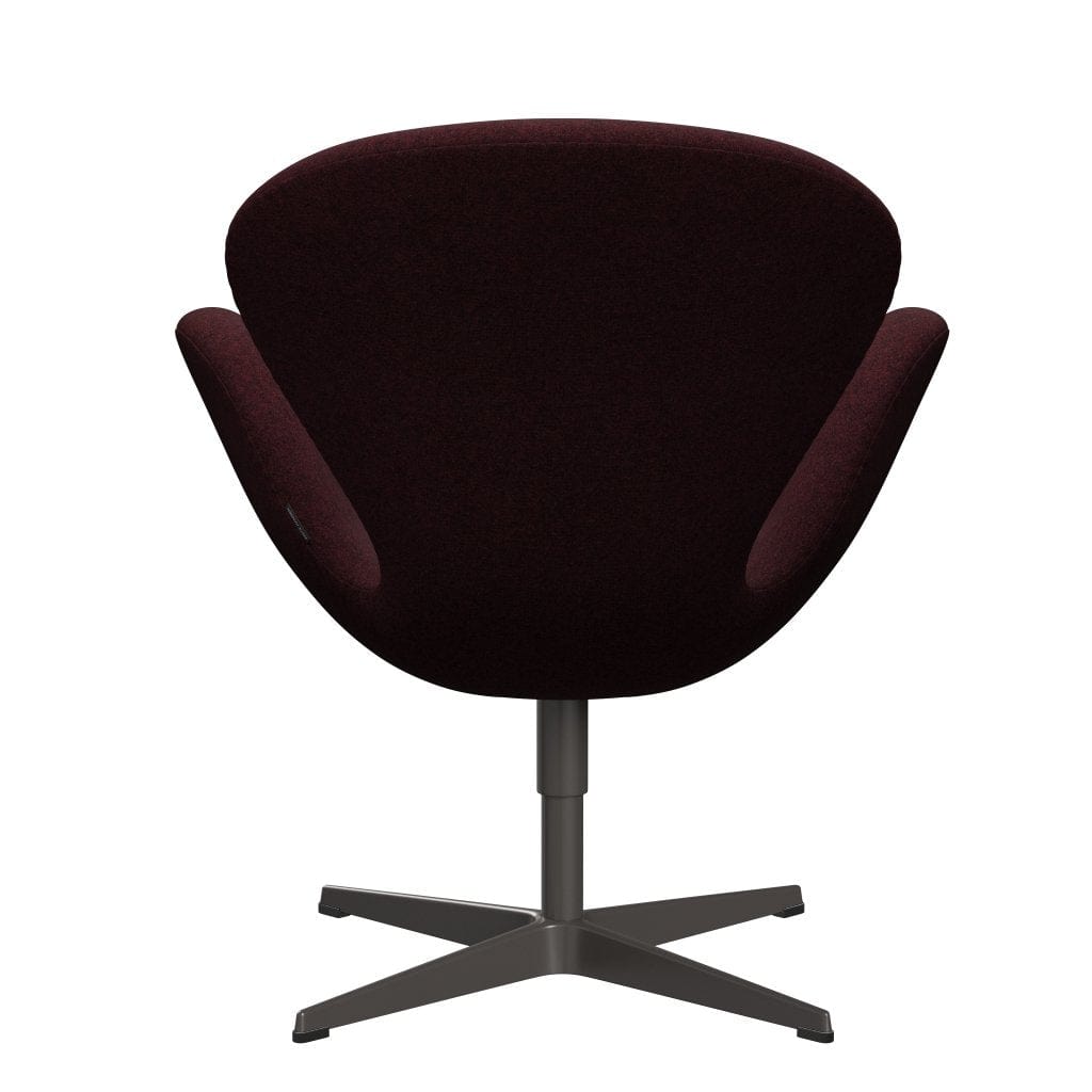 Fritz Hansen Swan Chair, Warm Graphite/Divina Melange Dark Rosa