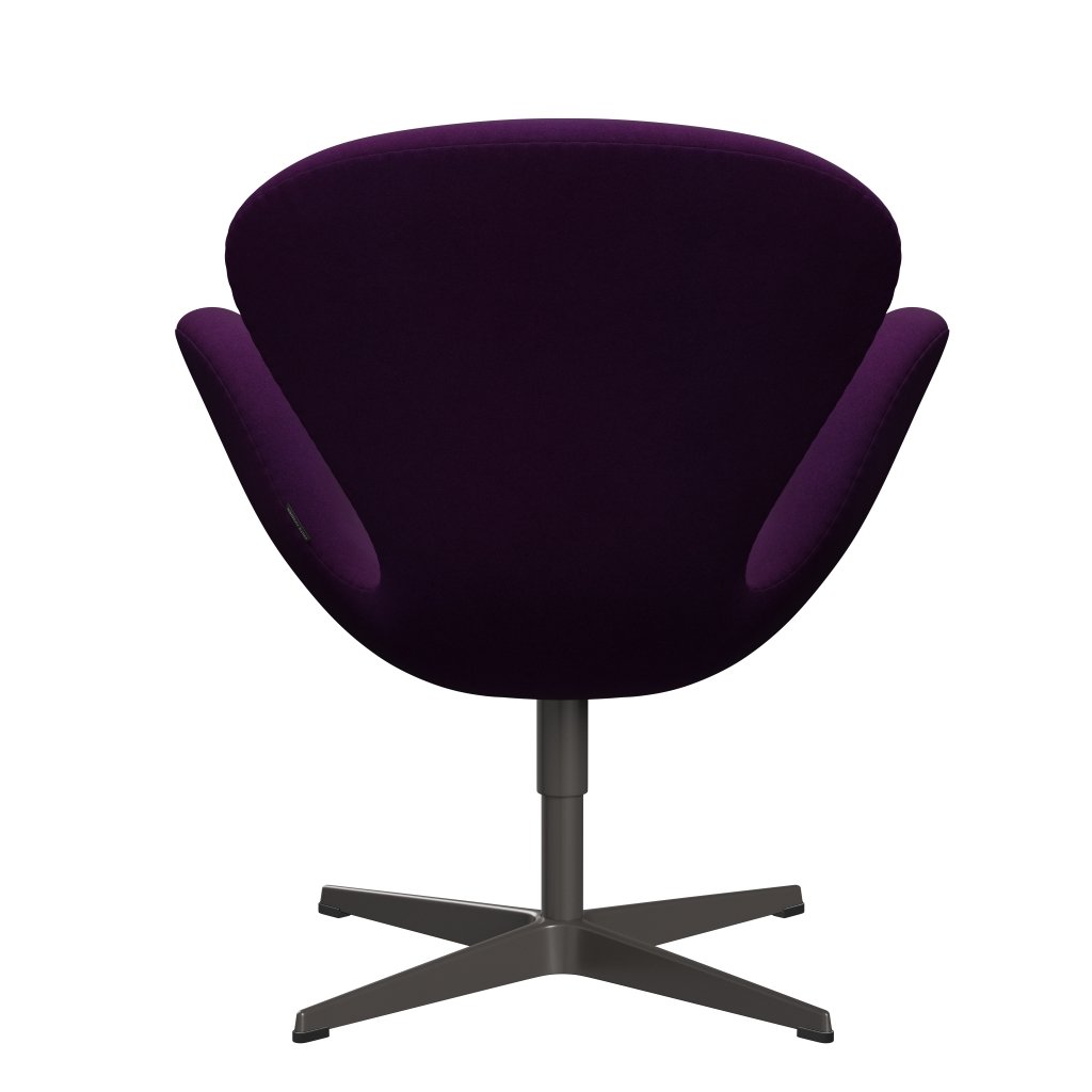 Fritz Hansen Swan Chair, Warm Graphite/Divina Purple (696)