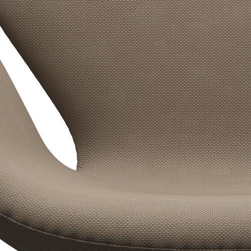 Fritz Hansen Swan-stol, varm grafit/re-wool beige/neutral
