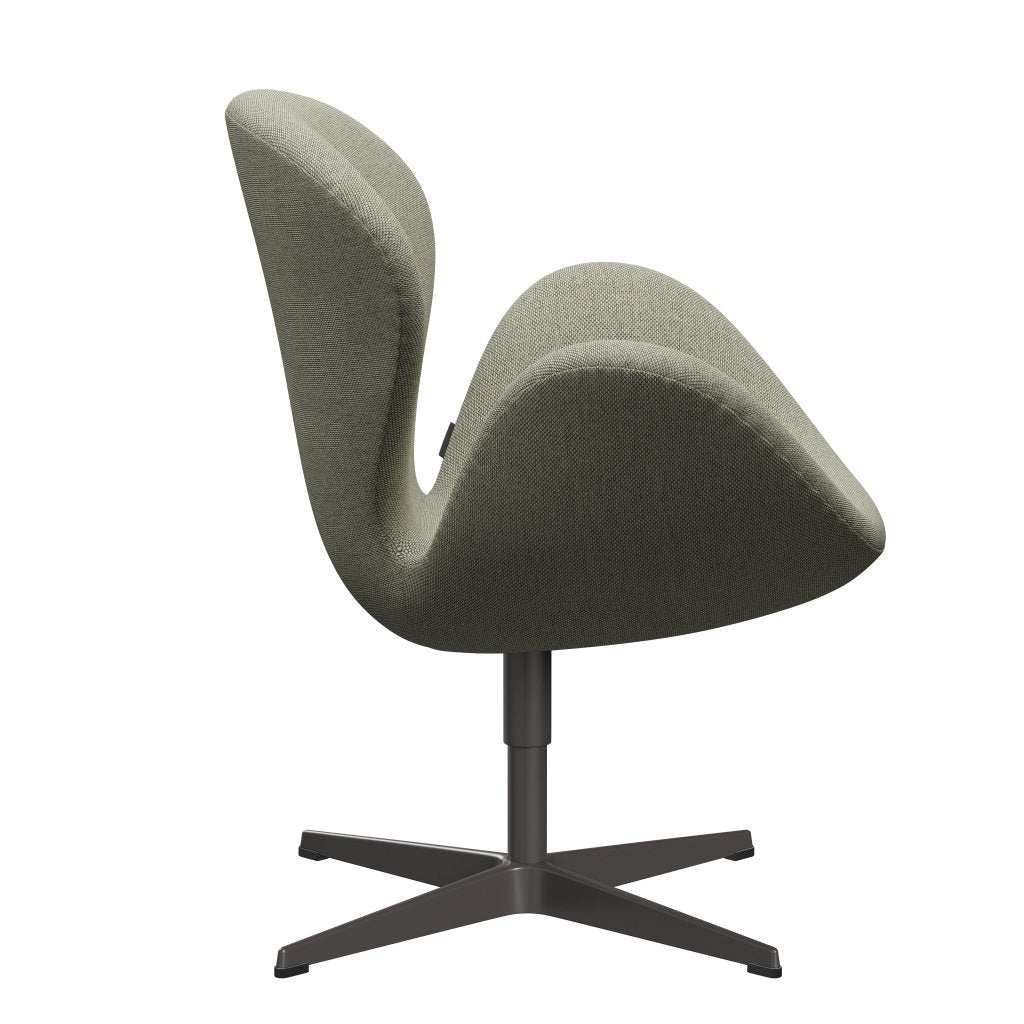 Fritz Hansen Swan-stol, varm grafit/omskull äggvit/naturlig