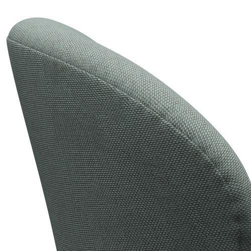 Fritz Hansen Swan-stol, varm grafit/omskull lätt aqua/naturlig
