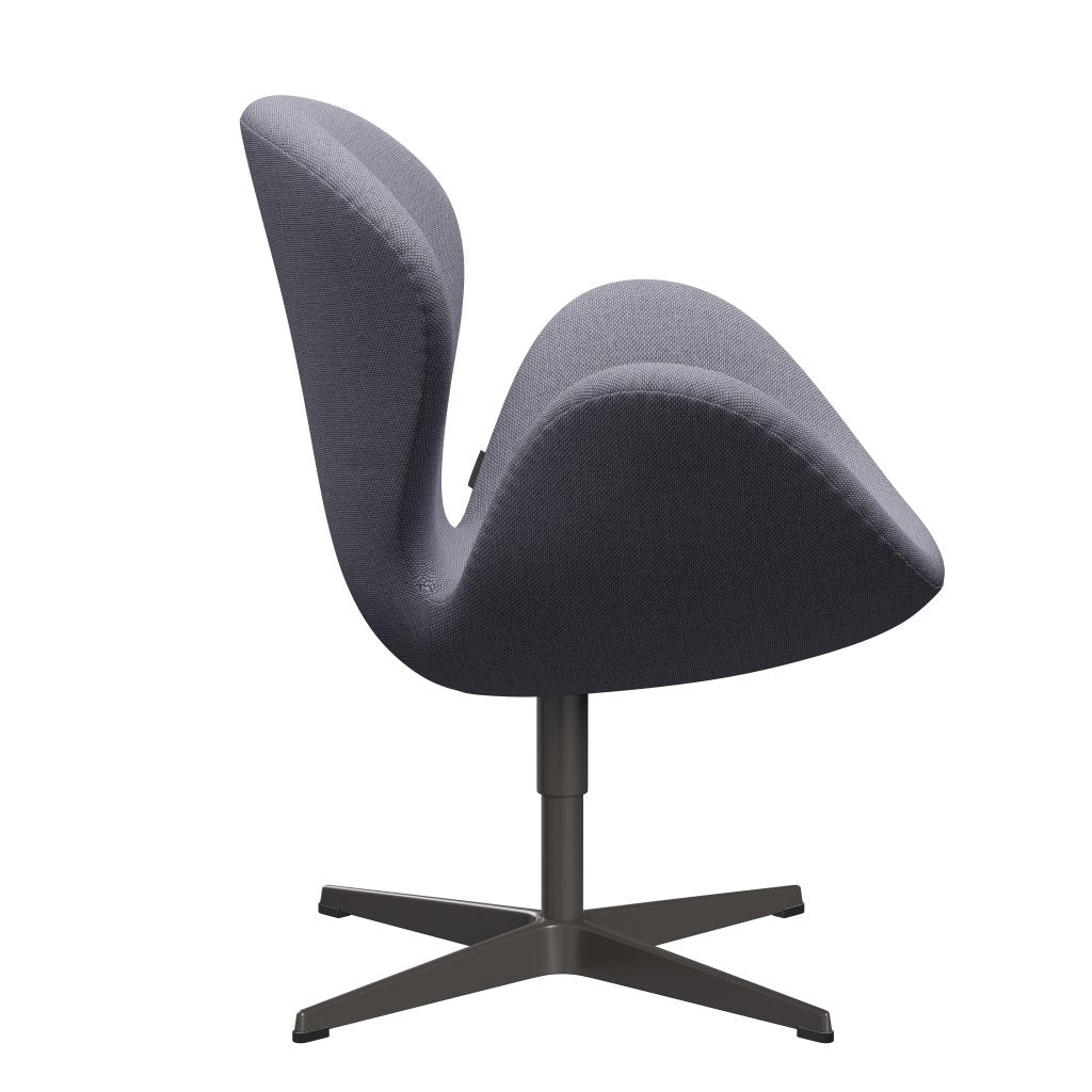 Fritz Hansen Swan Chair, Warm Graphite/Re-Wool Lavender/Natural