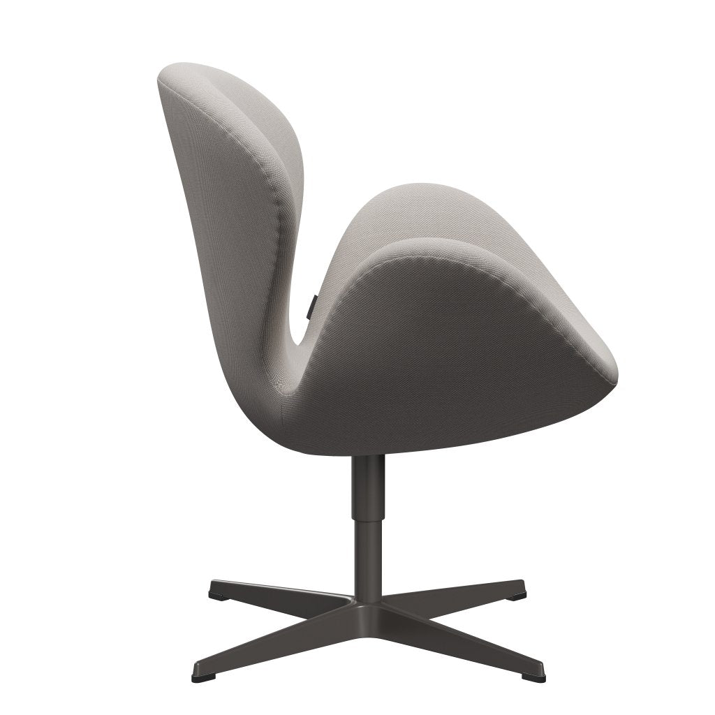 Fritz Hansen Swan Chair, Warm Graphite/Steelcut Trio White & Gray