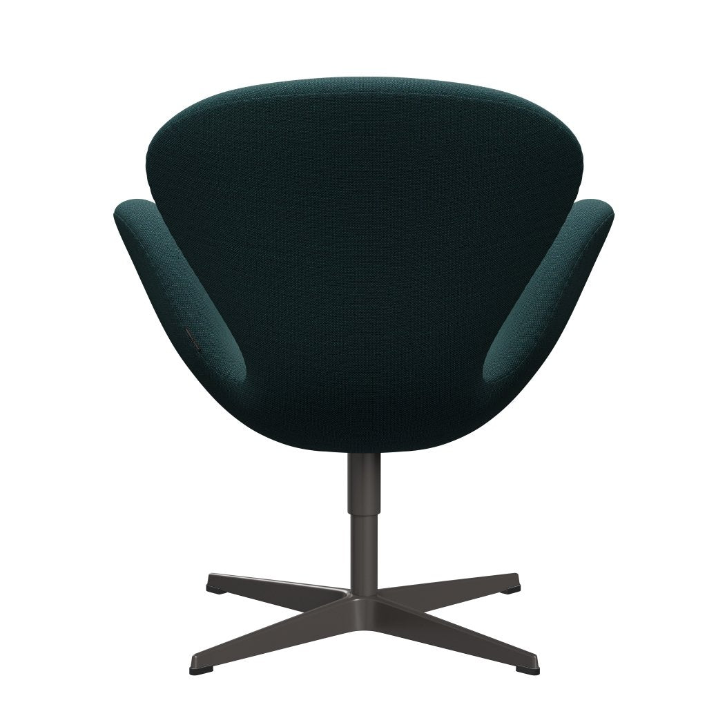 Fritz Hansen Svanenstol, Warm Graphite/Sunniva Green/Grey