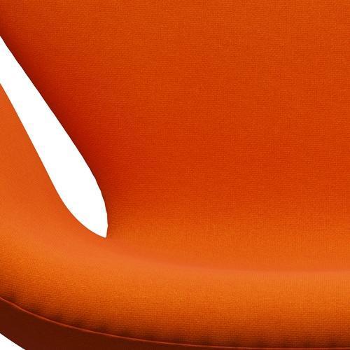 Fritz Hansen Swan Chair, Warm Graphite/Tonus Ready Orange