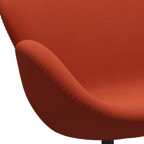 Fritz Hansen Svan soffa 2-personers, brun brons/steelcut trio orange