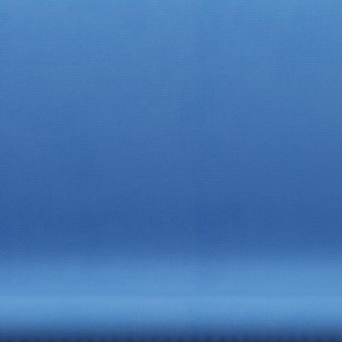 Fritz Hansen SWAN SOFA 2-personers, Black Lacquer/Fame Turquoise (66118)