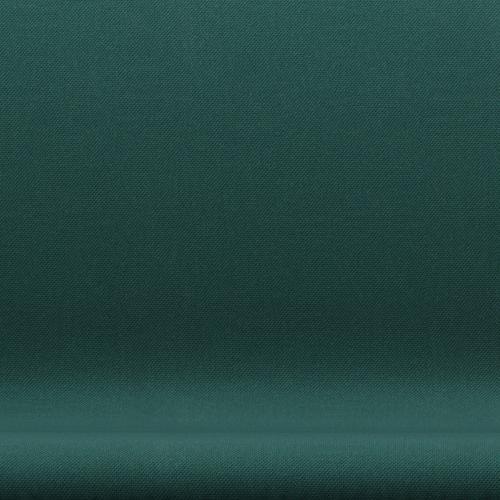 Fritz Hansen Svan soffa 2-personers, silvergrå/steelcut trio mörkgrön