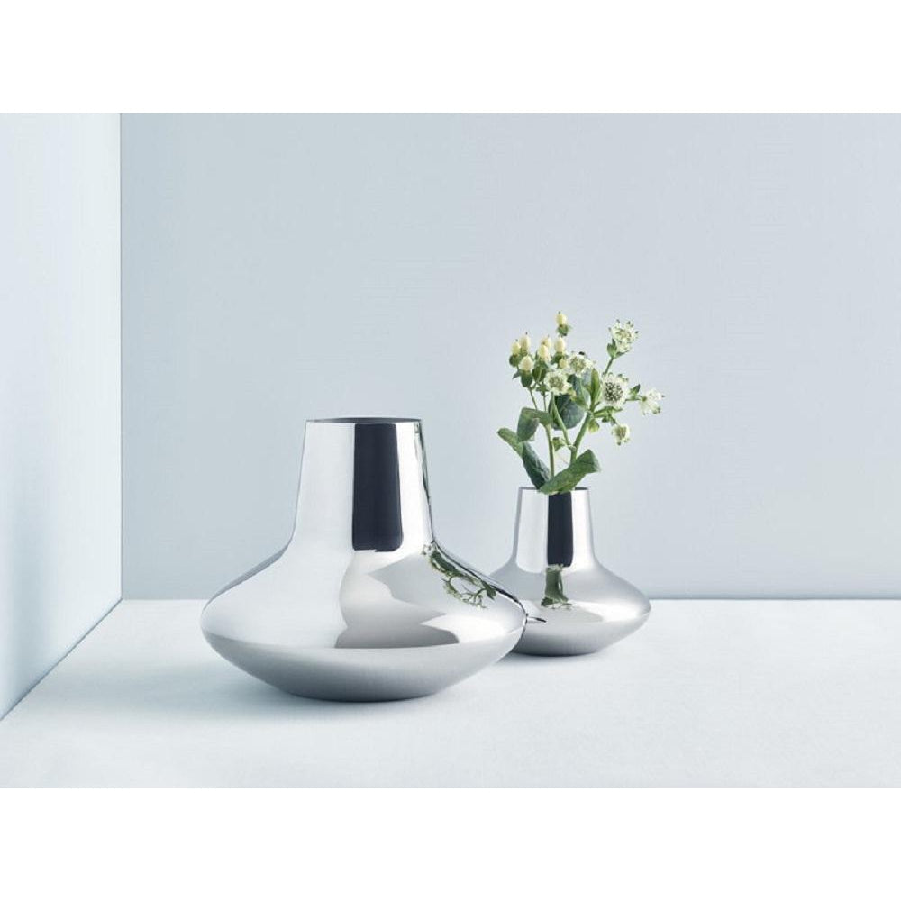 Georg Jensen HK Vase rostfritt stål, 19 cm